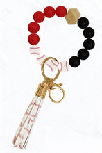 Load image into Gallery viewer, Silicone Beaded keychain