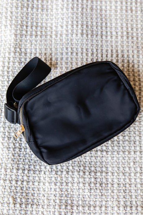 Nylon Crossbody Belt Bag