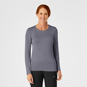 2009 WonderWink Knits and Layers Women's Long Sleeve Silky Tee