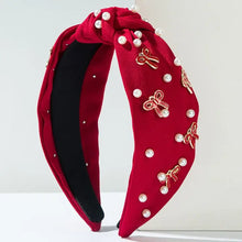 Load image into Gallery viewer, Pearl Bow Hair Band Headband