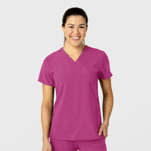 Load image into Gallery viewer, 6045 W123 Women&#39;s Flex-n-Reach V-Neck Scrub Top (Fashion Colors)