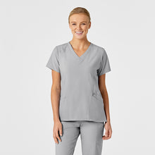 Load image into Gallery viewer, 6155 WonderWink Women&#39;s Stylized V-Neck Scrub Top (Fashion Colors)