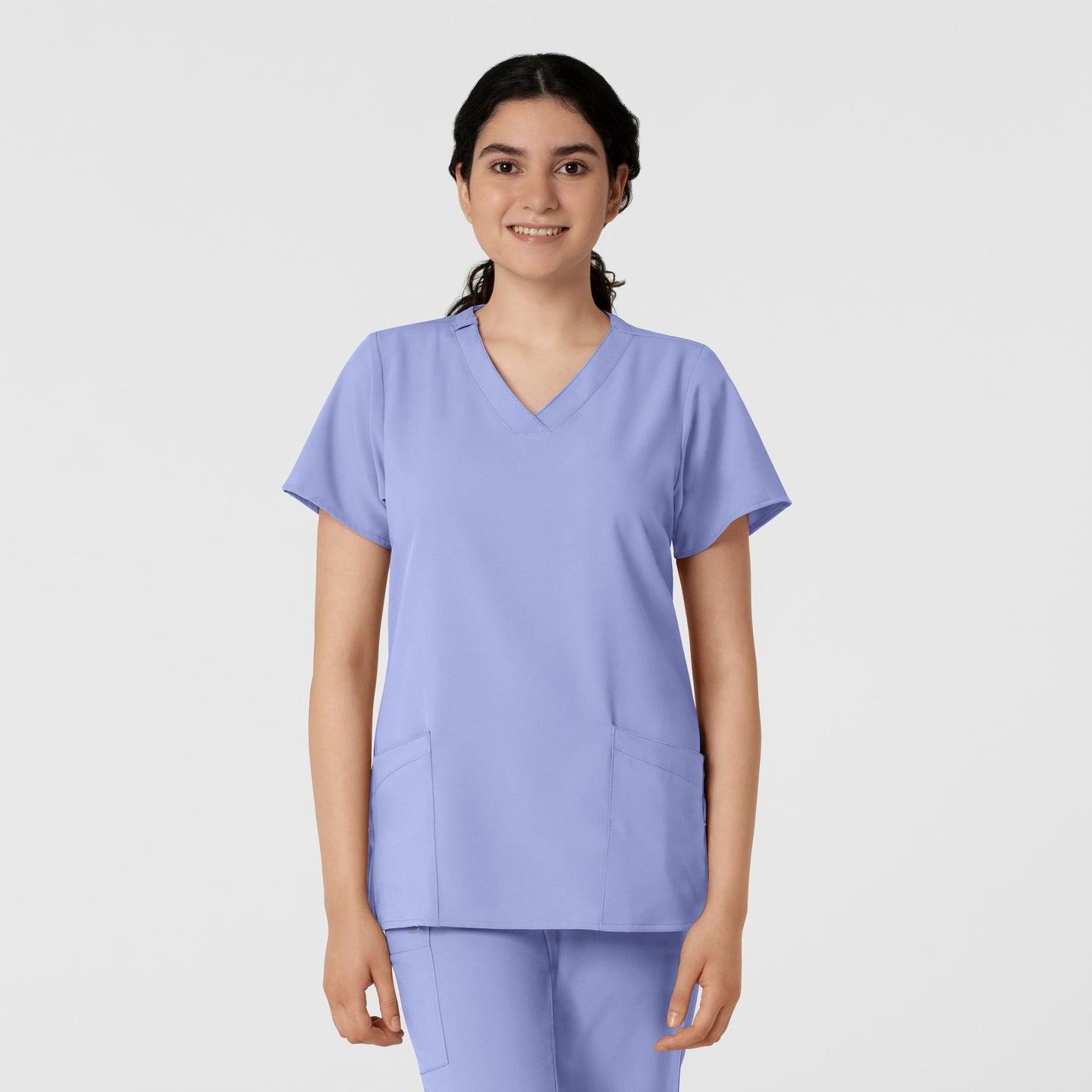 6255 WonderWink Women's Basic V-Neck Scrub Top