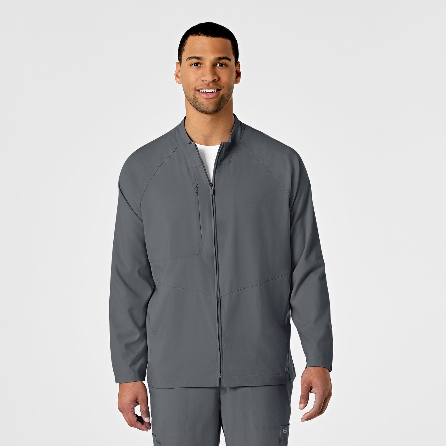 Wonderwink Men's Zip Front Warm Up Jacket-8355