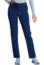 Load image into Gallery viewer, CKA184 Cherokee Allura Mid Rise Drawstring Tapered Leg Women&#39;s Pant