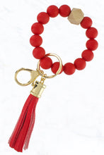 Load image into Gallery viewer, Silicone Beaded keychain