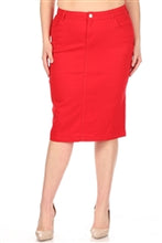 Load image into Gallery viewer, BE Girl midi skirt