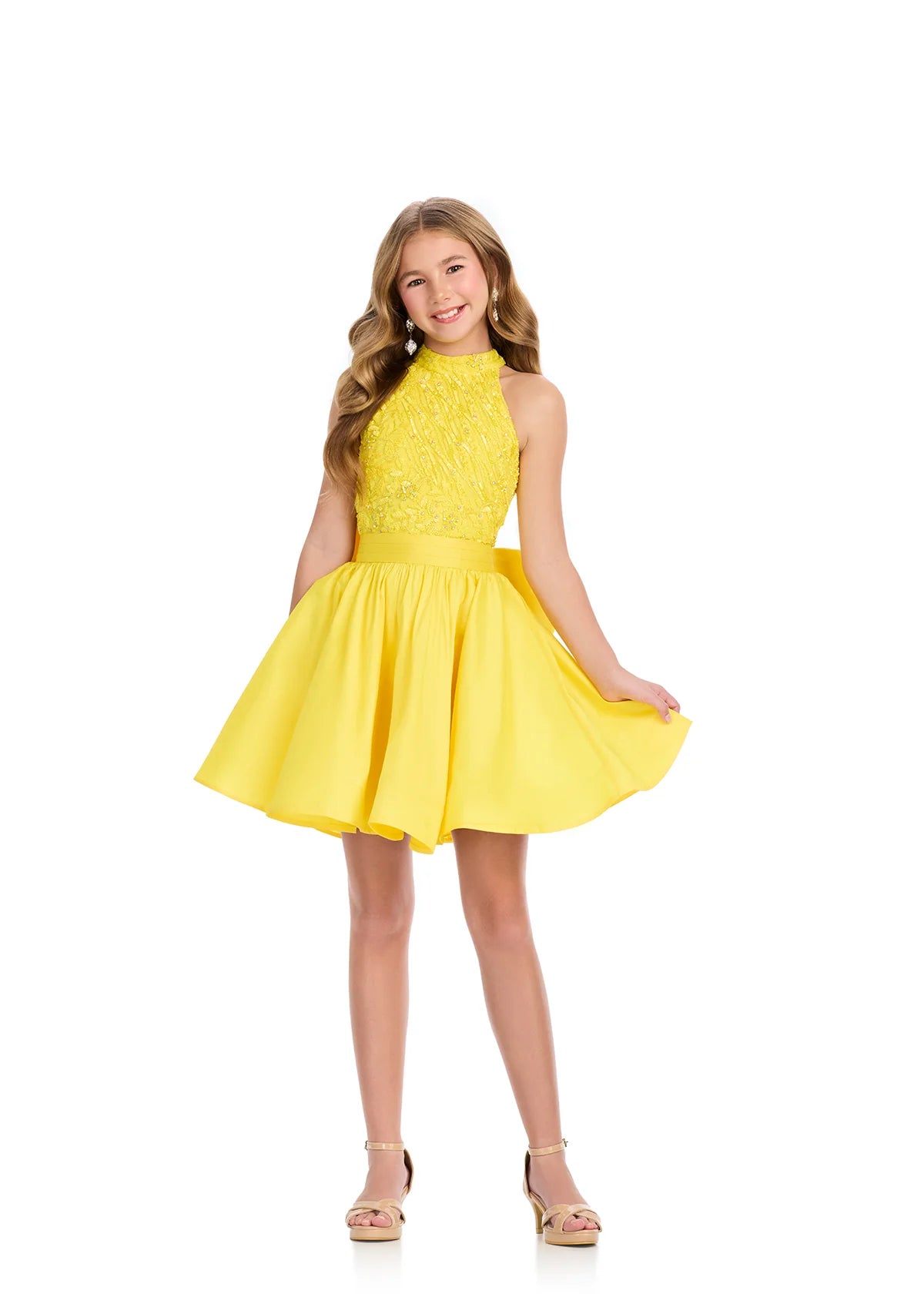 gold dresses women Ashley Lauren-8286