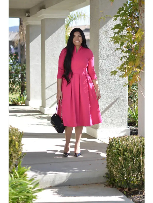 Santorini Fuchsia Pink Dress