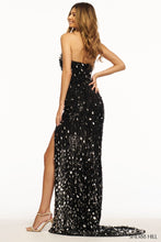 Load image into Gallery viewer, Sherri Hill- 56011, Black/Silver, Sz.4