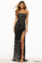 Load image into Gallery viewer, Sherri Hill- 56011, Black/Silver, Sz.4