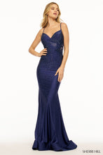 Load image into Gallery viewer, Sherri Hill- 56071, Navy, Sz.0