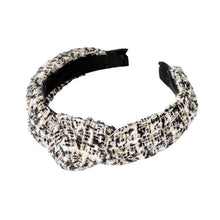 Load image into Gallery viewer, Tweed Knotted Headband