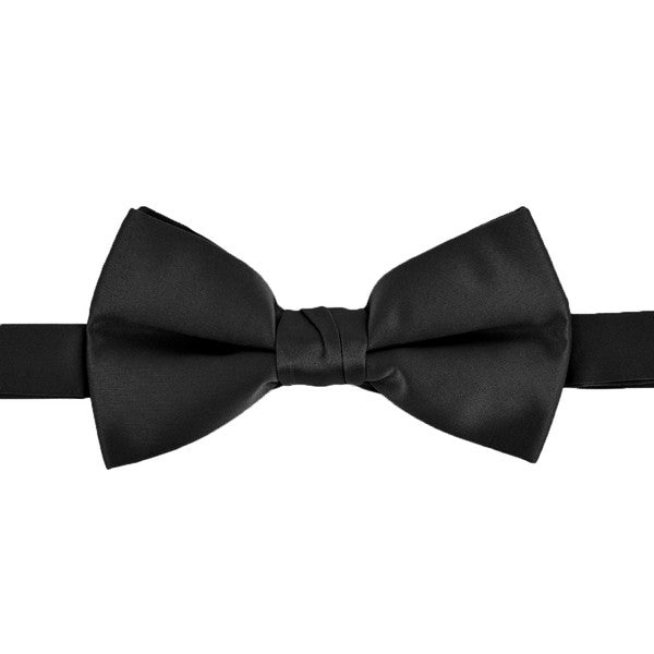 Boxed Poly Satin Banded Bow Ties