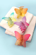 Load image into Gallery viewer, Ombre Butterfly Hair Claw Clips