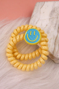 SMILEY PONY TAIL COIL