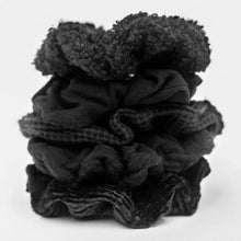 Load image into Gallery viewer, Assorted Textured Scrunchies 5pc