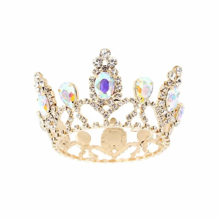 Rhinestone Small Tiny Mini Crown