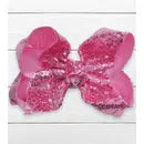 Sequins hair bows 7.5”wide