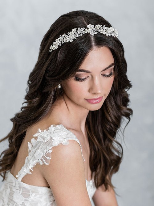 Bel Aire Pearl Flower Headband #2139