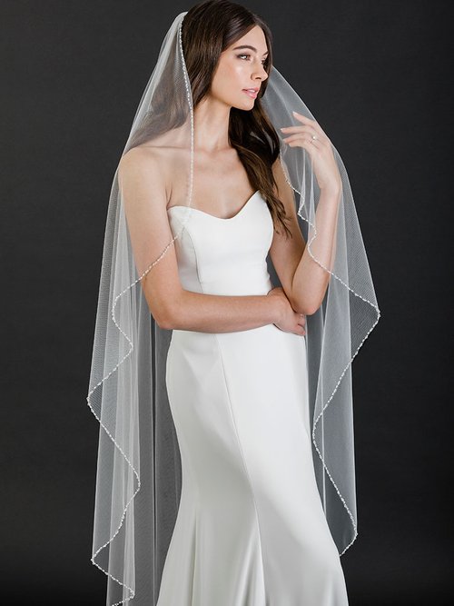 Bel Aire Beaded Veil #V7654