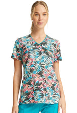 Load image into Gallery viewer, Mock Wrap Print Top CK688