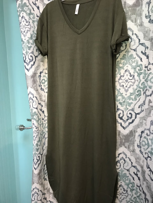 Olive Midi Dress