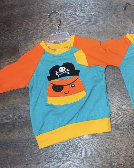 PIRATE APPLIQUE BOY T-SHIRT