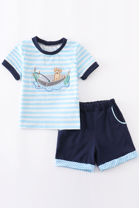 Boy's boat and dog set