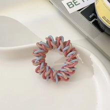 Load image into Gallery viewer, Coil Hair Ties Elastic Hair Ponytail AHT149