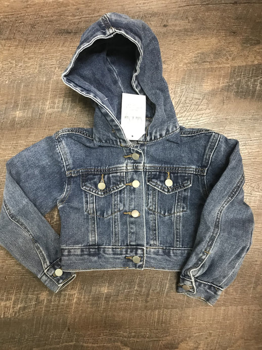 Tween Denim Hoodie