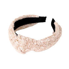 Load image into Gallery viewer, Tweed Knotted Headband
