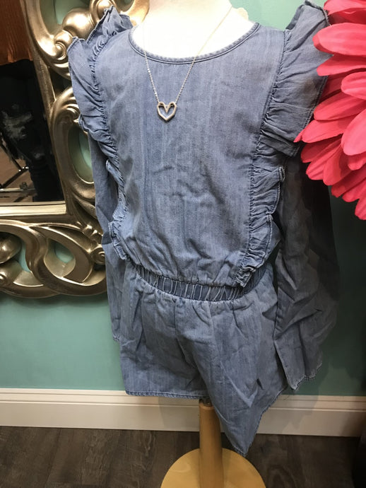 CLYDE ROMPER - DENIM CHAMBRAY