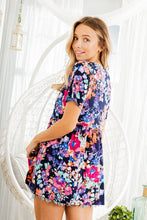 Load image into Gallery viewer, Navy Floral Top