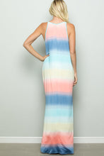 Load image into Gallery viewer, Sleeveless Multi Print Maxi Dress
