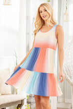 Load image into Gallery viewer, Sleeveless Ombre Print Dress