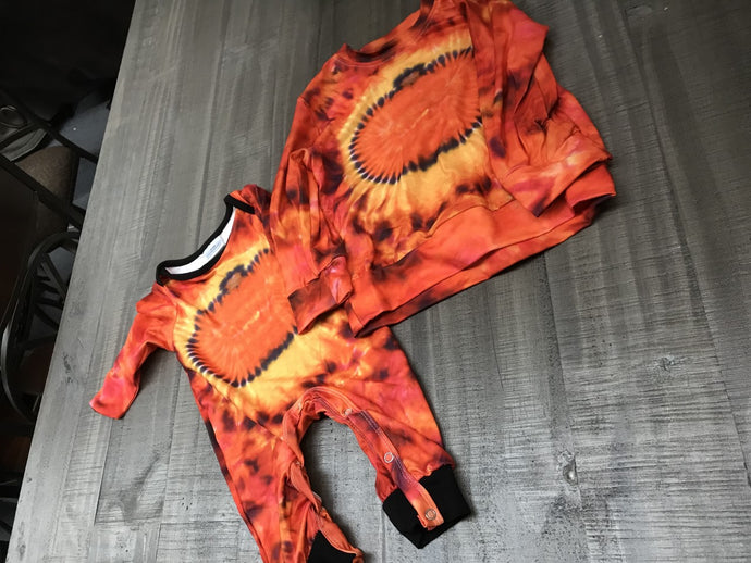 TIE DYED PUMPKIN TOP